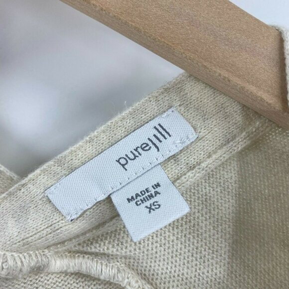 Pure Jill Long Open Front Cardigan - Picture 3 of 3